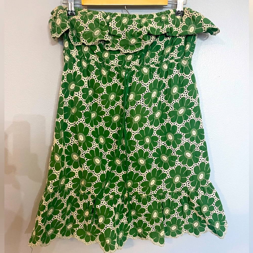 Flying Tomato Strapless Floral Dress Large
